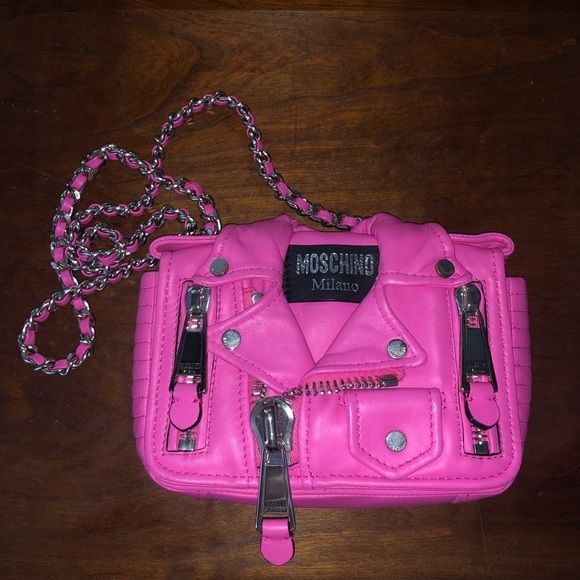 Authentic Moschino Barbie Biker Bag - Picture 2 of 8